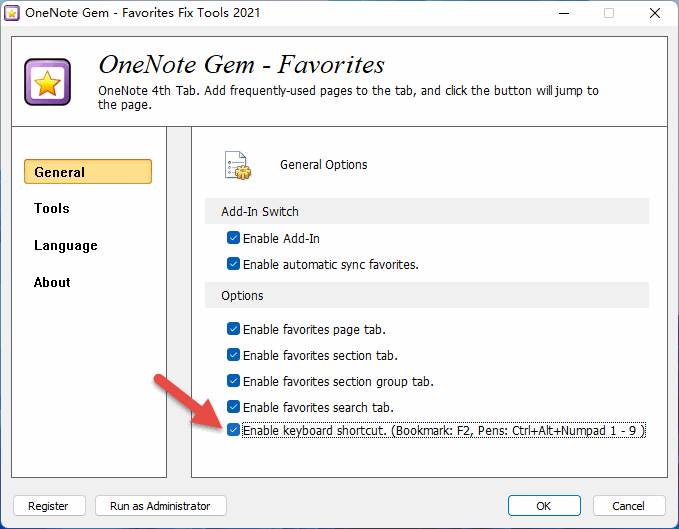 How to Use Keyboard Shortcut to Switch New Fresh Pens in OneNote 2021