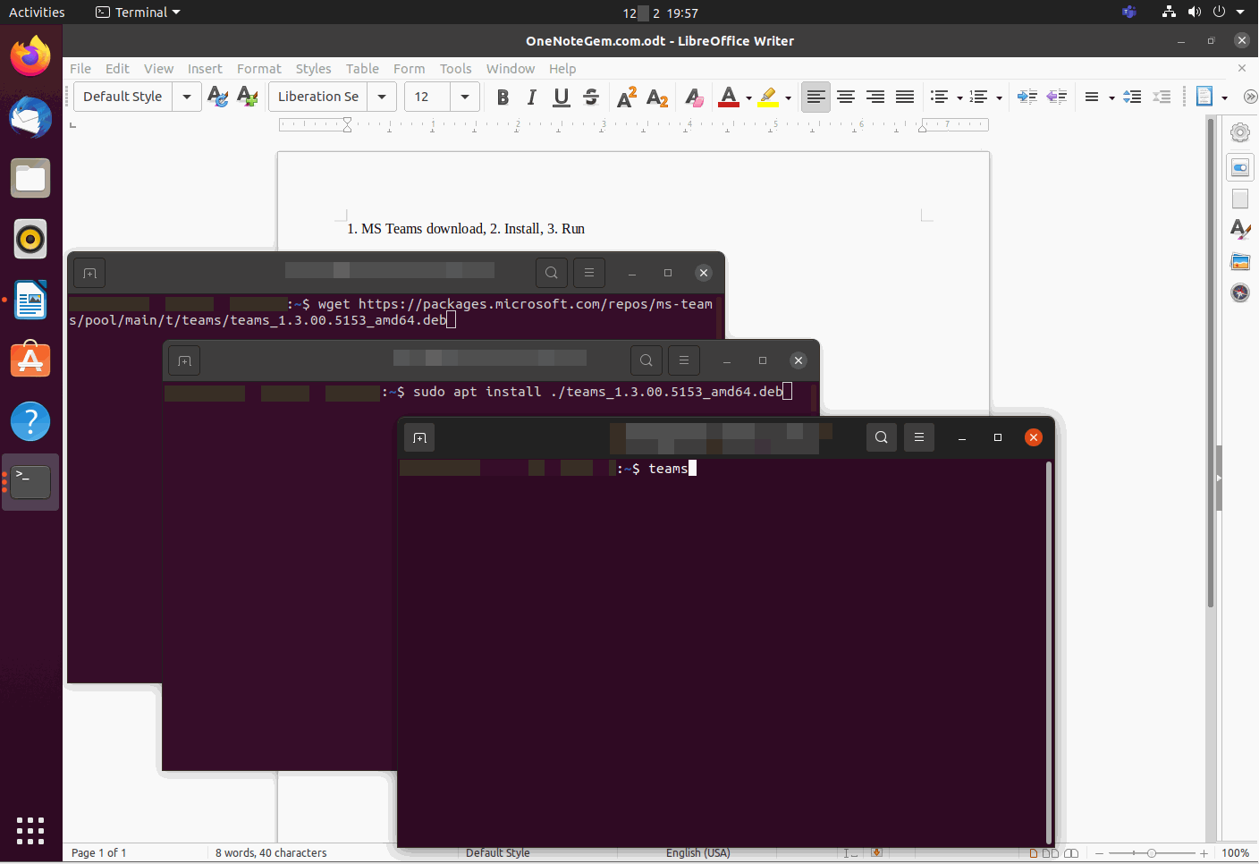 How to Install and Use OneNote in Ubuntu Linux? Office OneNote Gem AddIns