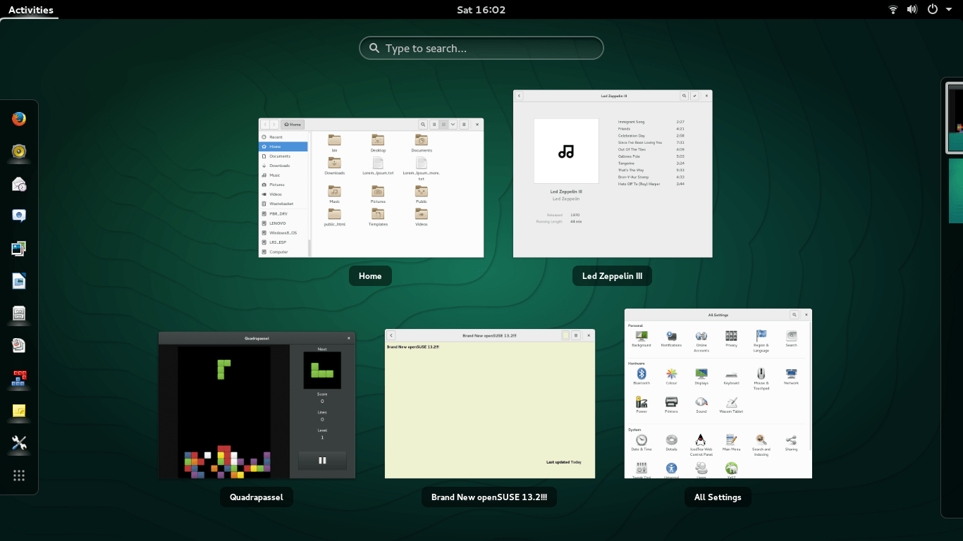 Τι θα δούμε στο openSUSE 13.2 όσον αφορά το GNOME iBlog