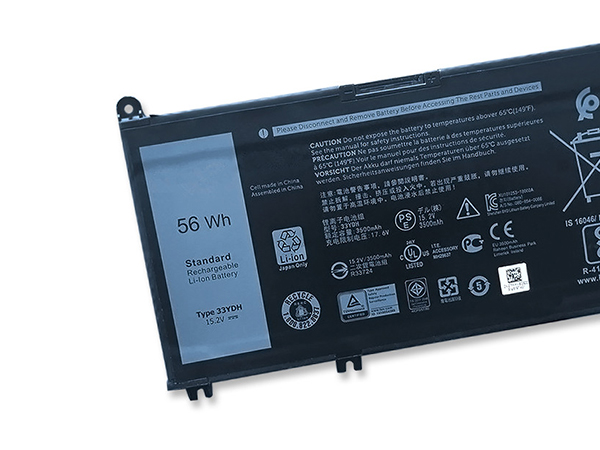 Dell 33YDH 56Wh Laptop Battery, Dell Notebook battery en.outeccbattery