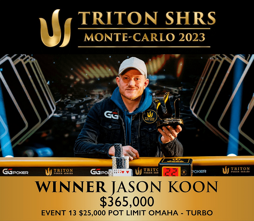 Jason Koon wins his 10th Title at the Triton Monte Carlo Series