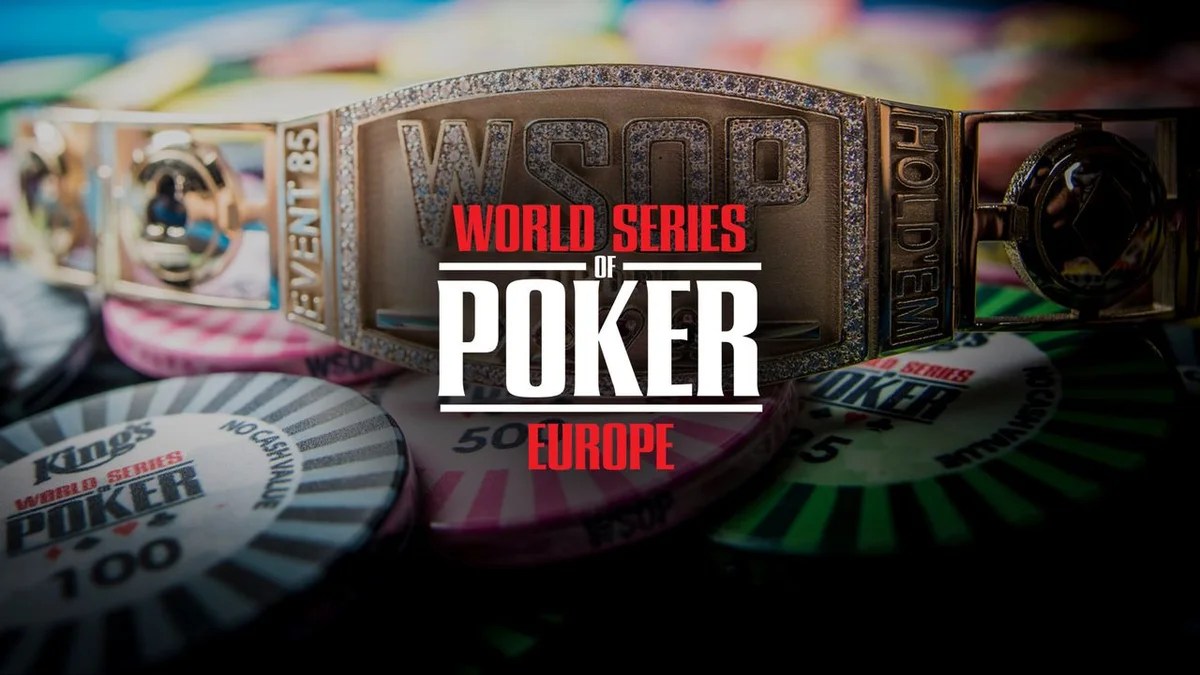 History of World Series of Poker Europe PokerPro online poker