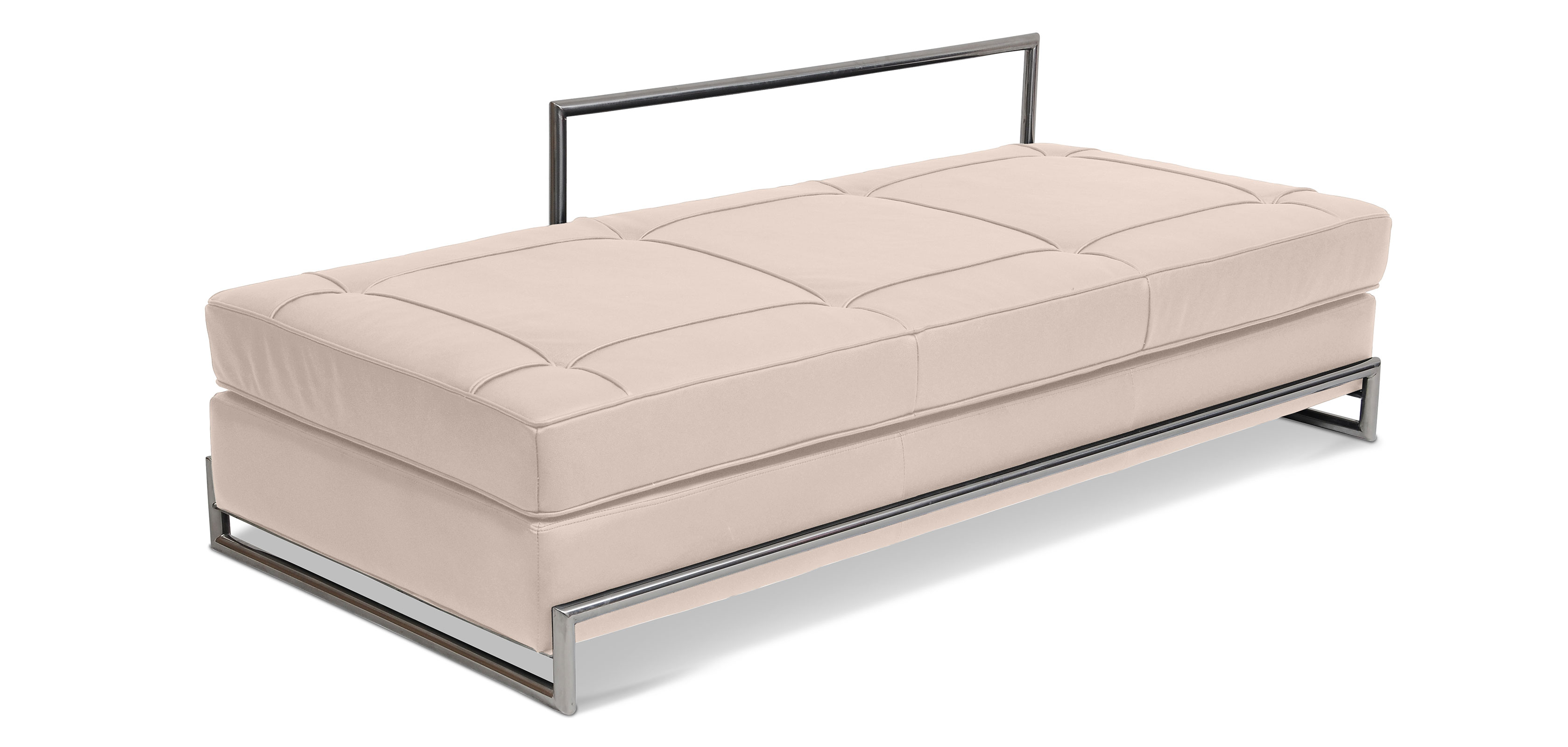 Buy Daybed Eileen Gray style Premium Leather Black 15431 in the