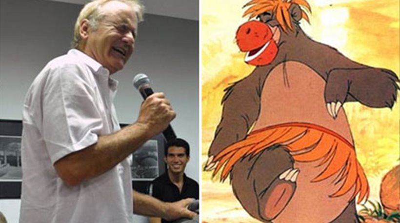 Bill Murray to voice Baloo the Bear in the new version of The Jungle