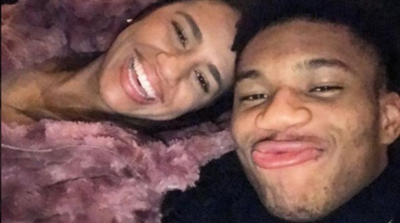 Giannis Antetokounmpo and girlfriend Mariah New Year together