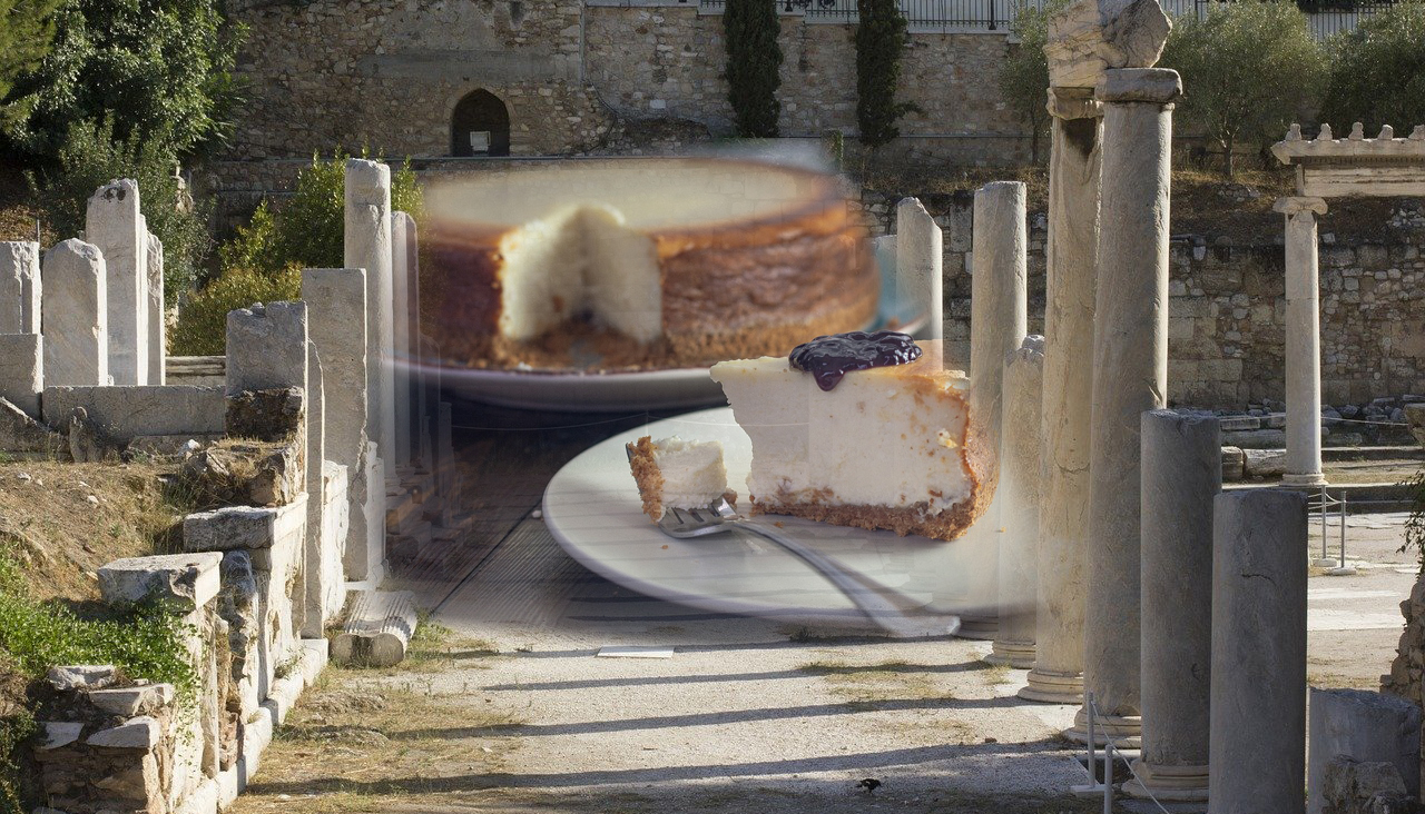 The first cheesecake was invented in Ancient Greece