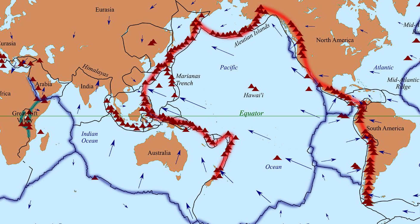 Where are the Earth’s tectonic moving Plates? (infographic