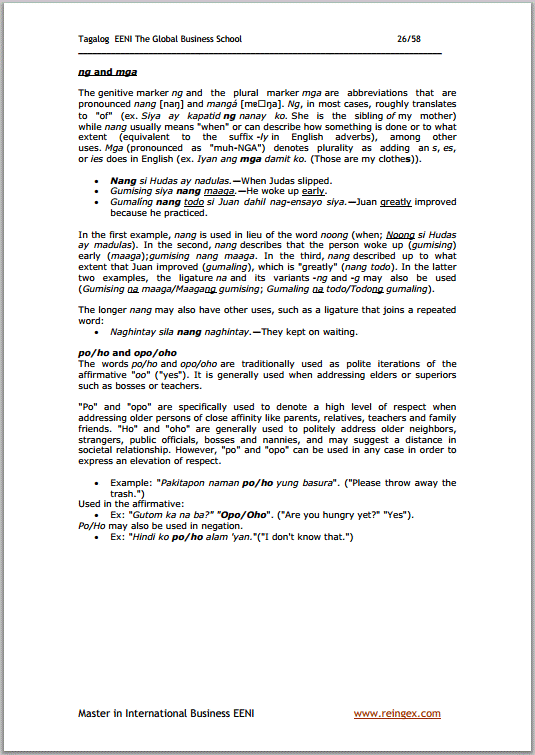 Photo Essay In Tagalog Sample