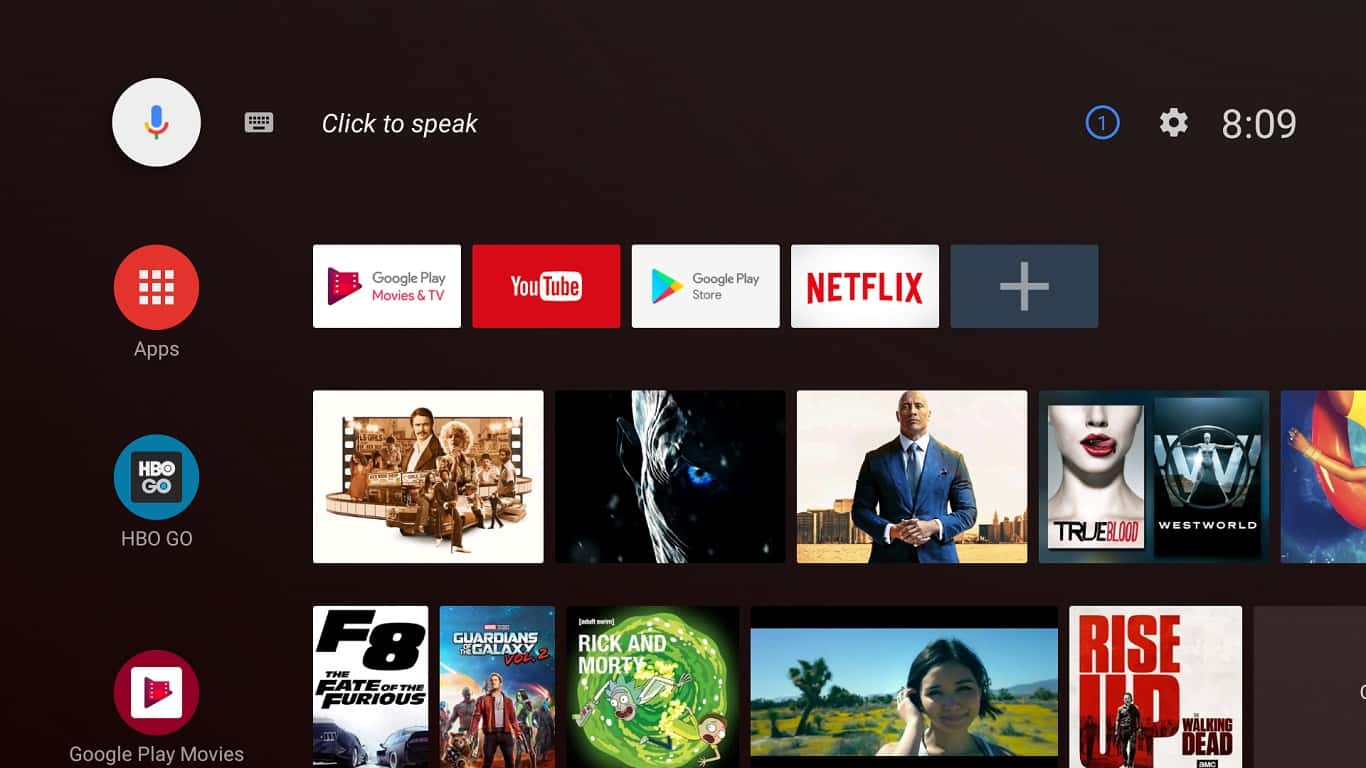 DV8219 4K HDR OTT TV Box Powered by Android TV™ Google Certified