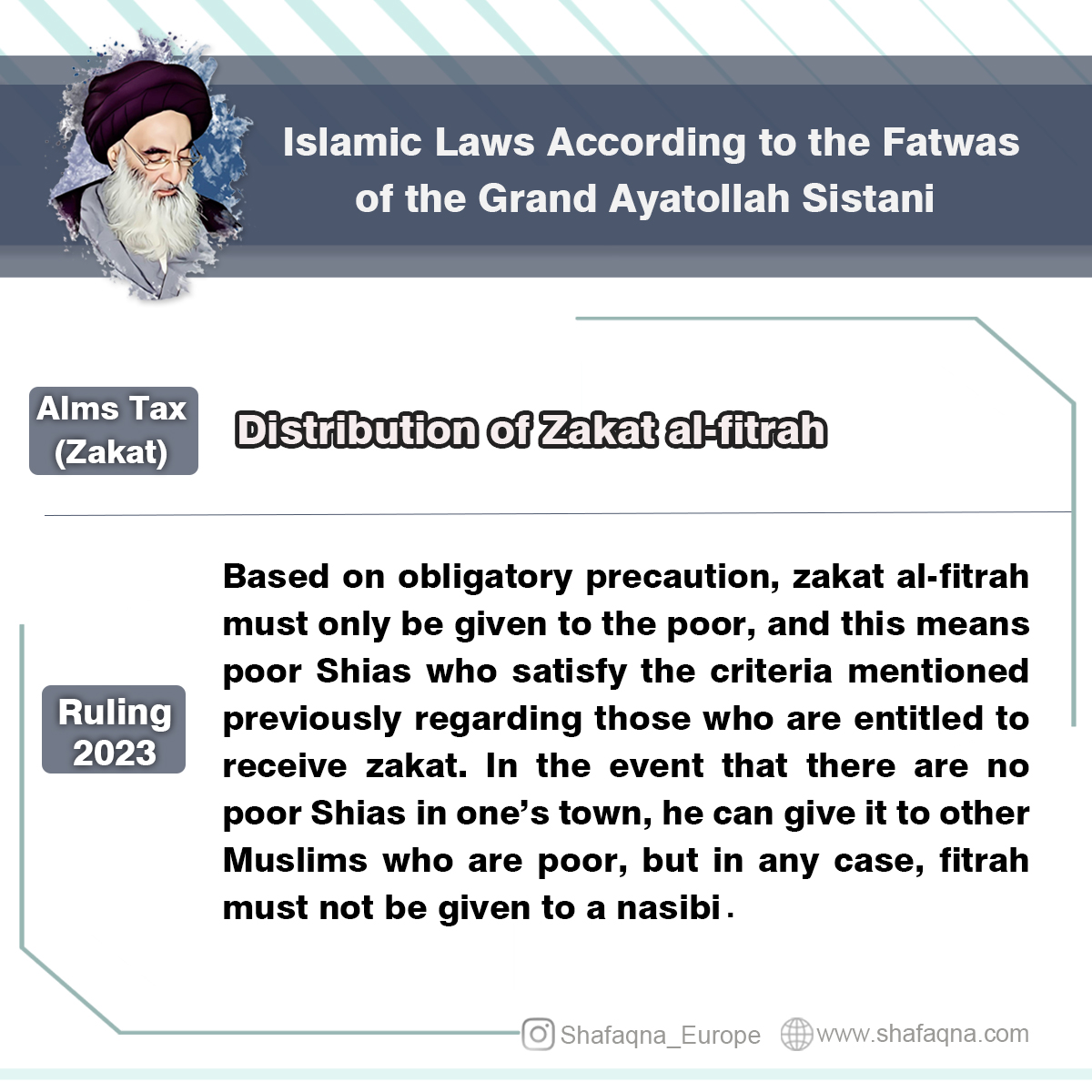 zakat 2023 Islamic Laws On Alms Tax: Distribution Of Zakat Al-Fitrah - International Shia News Agency