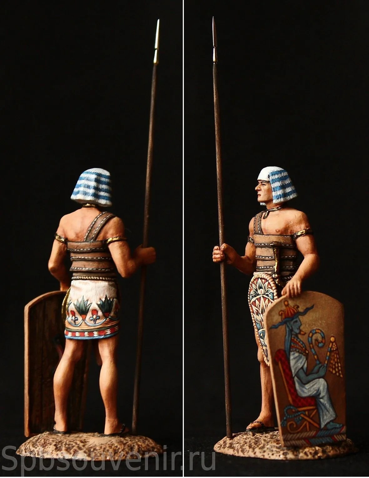 Egyptian Spearman, 19th Dinasty ANCIENT EGYPT ELITE (TOP) QUALITY TIN