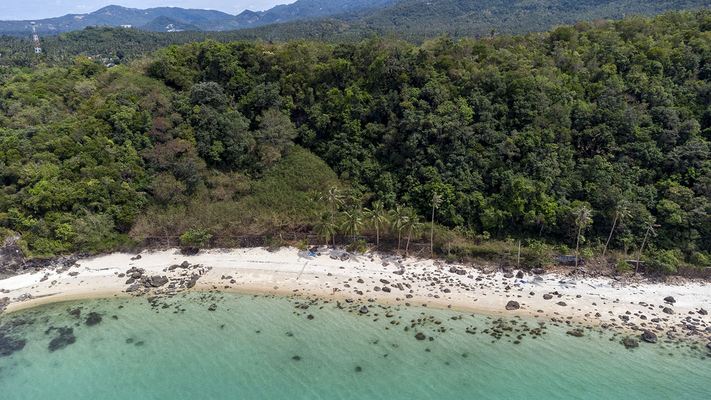 Unique 27 Rai oceanfront land for sale with 250 m beach frontage
