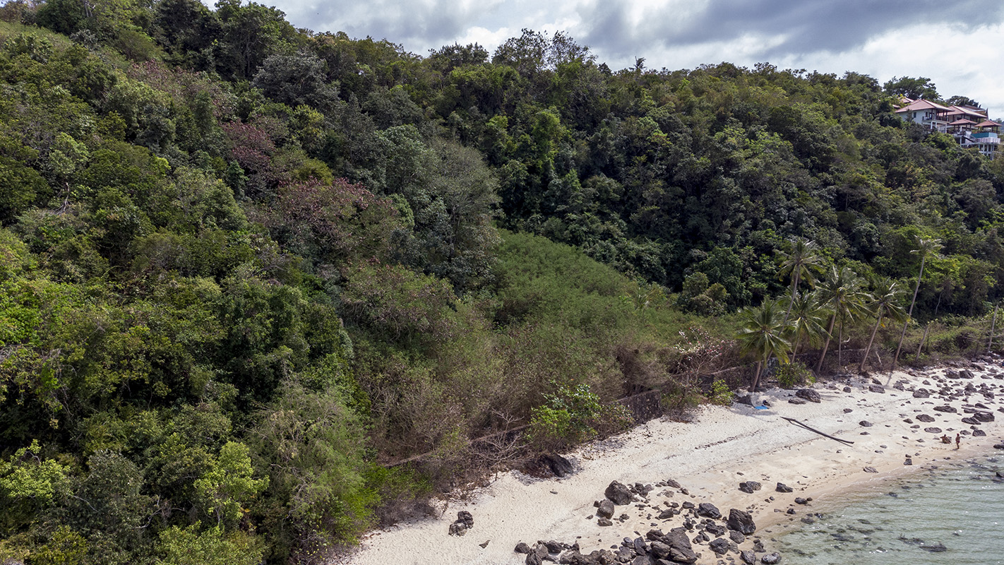 Unique 27 Rai oceanfront land for sale with 250 m beach frontage