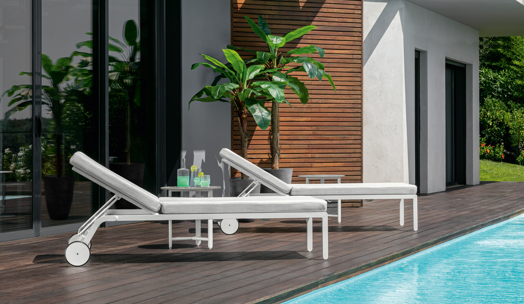 Riviera Sunbed Italian garden furniture Talenti