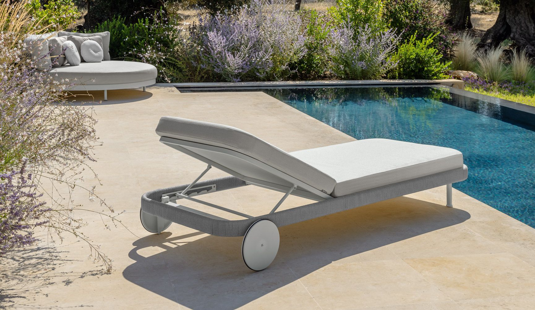 Slam//Rope Sunbed Italian garden furniture Talenti