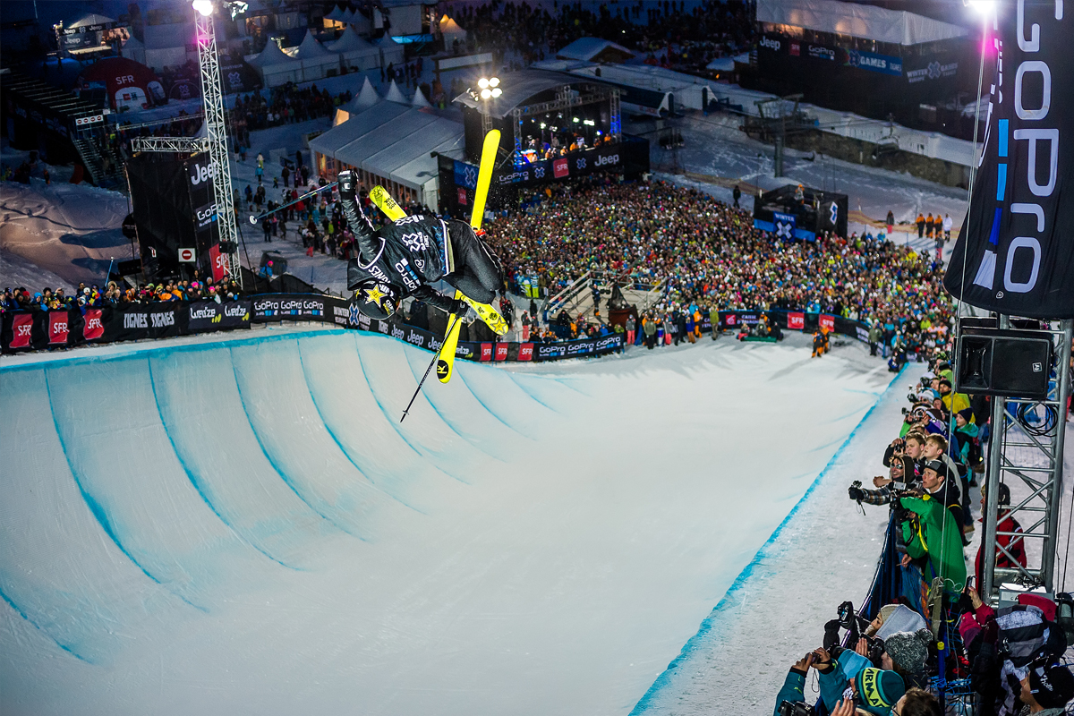 Freestyle competition in Tignes Discover the X Games size