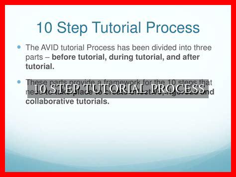 10 STEP TUTORIAL PROCESS - Wadaef