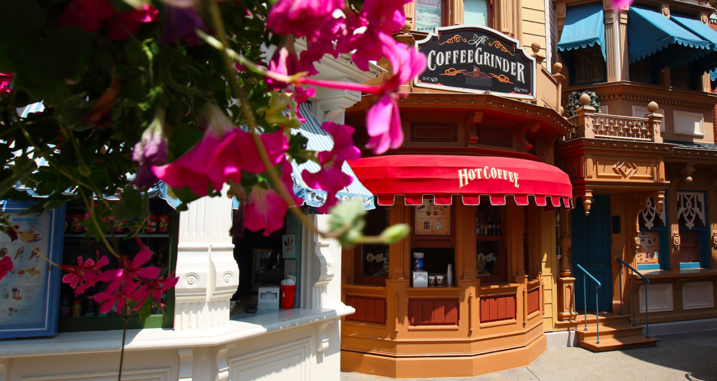 The Coffee Grinder menu at Disneyland Park Restaurants and menus