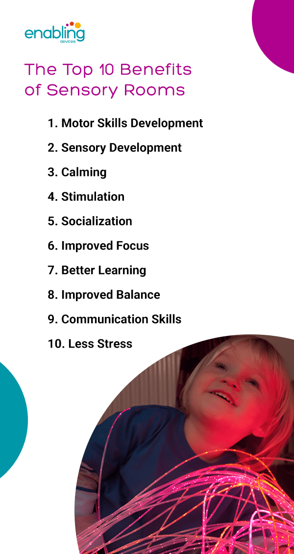 Best Equipment for Sensory Rooms Enabling Devices
