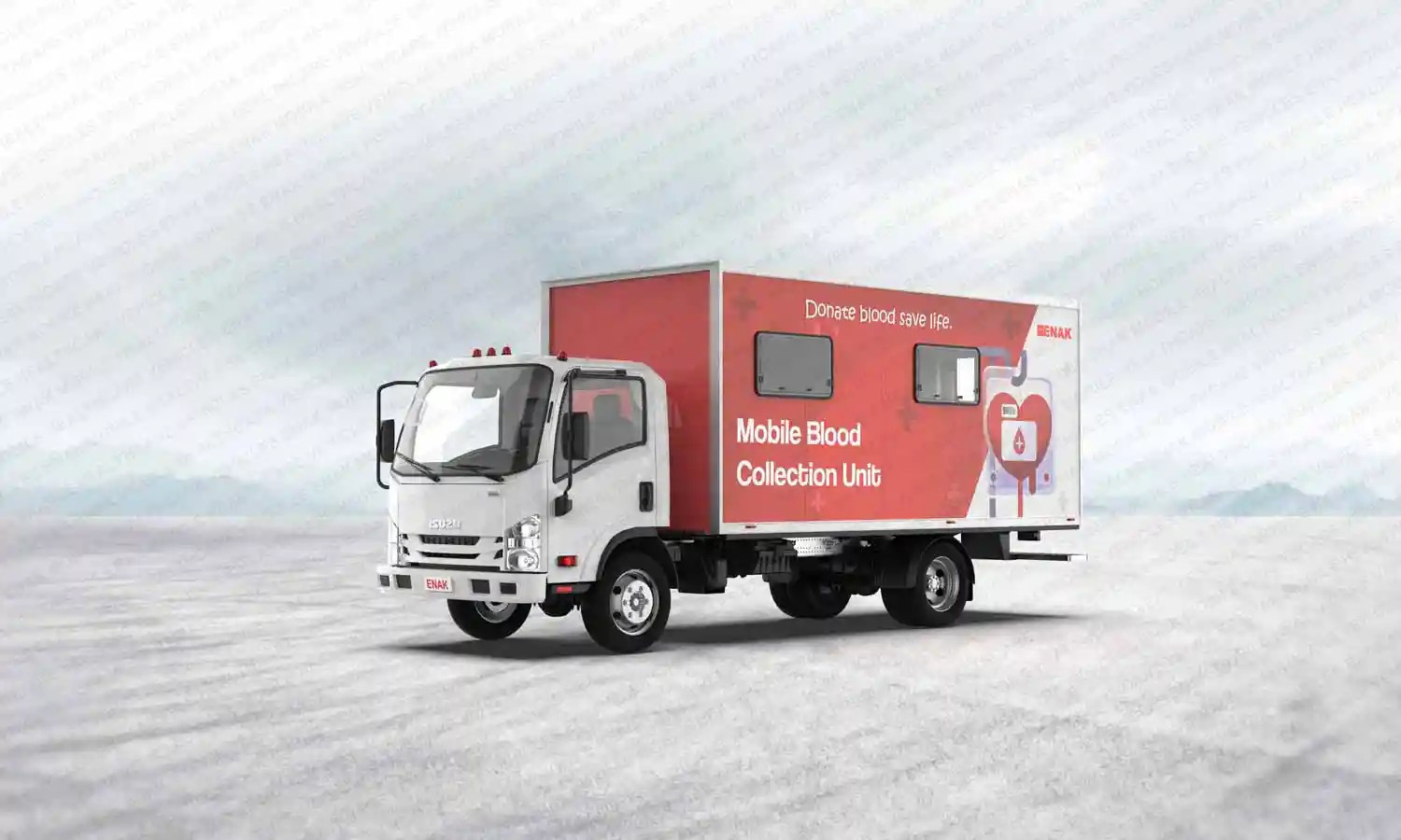 Mobile blood collection unitvehicle