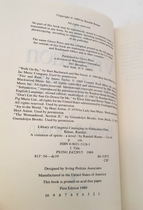 A Visitation of Spirits Kenan, Randall Encanto Books