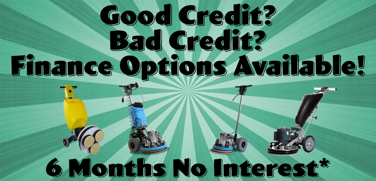 Finance Options Available for Carpet Cleaning machines Encapstore