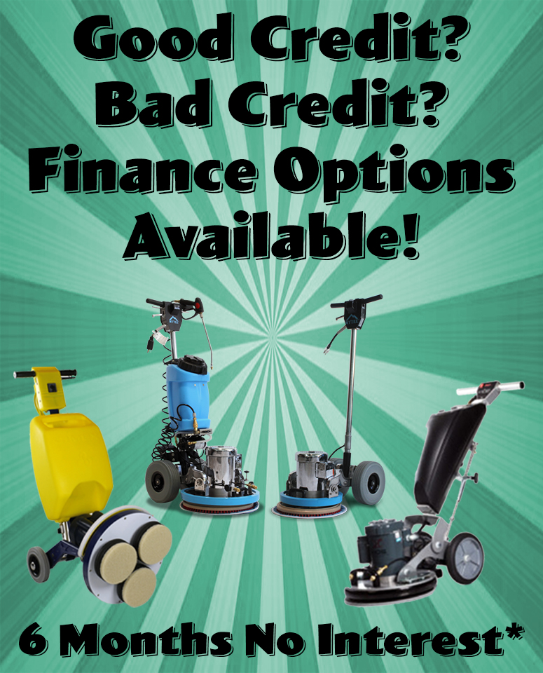 Finance Options Available for Carpet Cleaning machines Encapstore