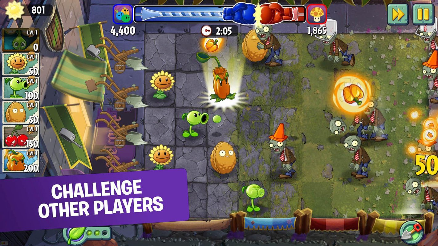 Unduh Plants vs. Zombies 2 di PC (Emulator) LDPlayer