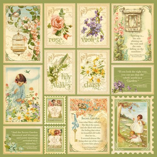 New Graphic 45 Secret Garden Paper Collection Â« Enchant Art