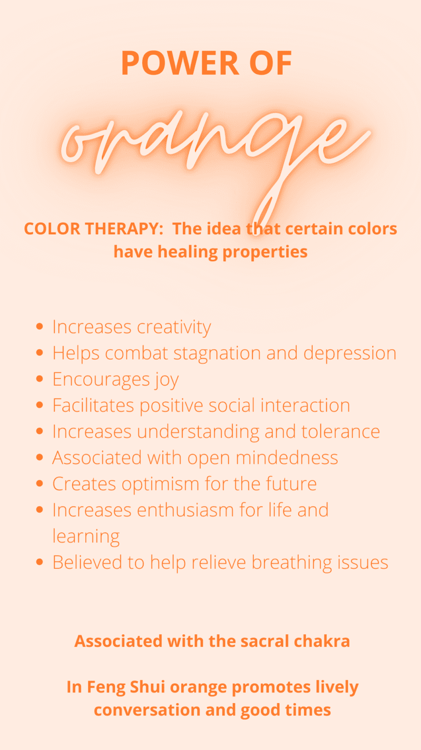 Color Therapy The Power of Orange (& a Shopping List) Enchanted
