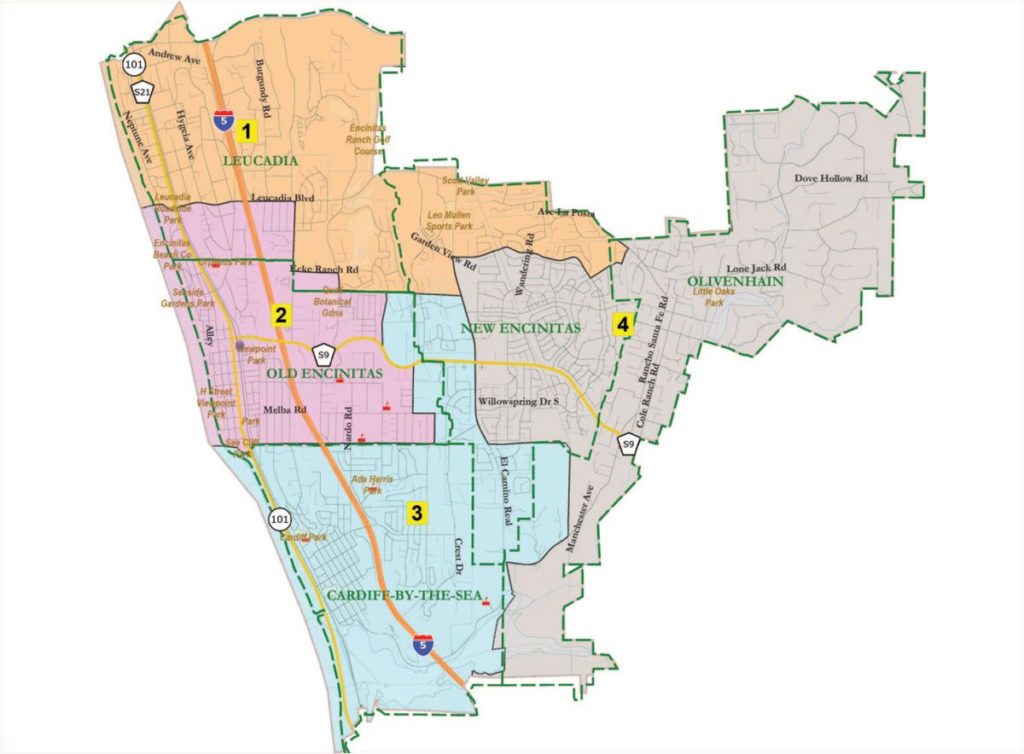 Encinitas’ first public redistricting hearing draws little input from