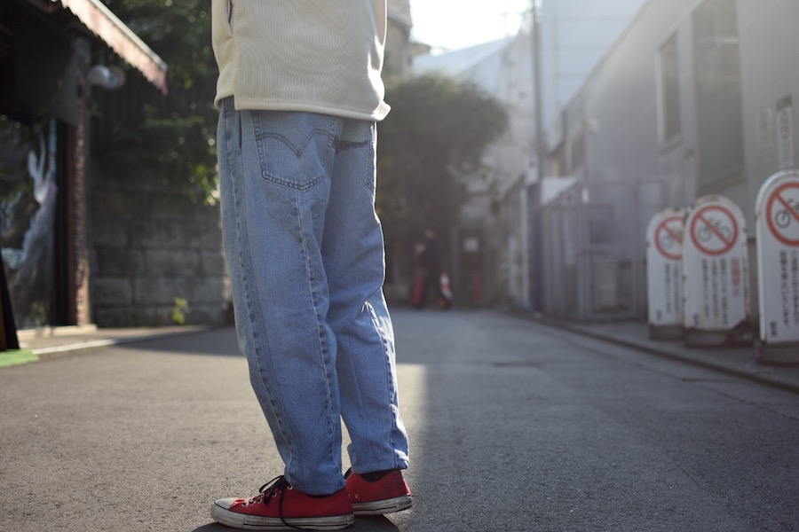 ink towns people Levis 505 再構築リメイクデニムM ink towns people Levis 505 再構築リメイクデニムM
