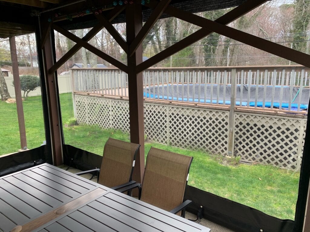 Plastic Outdoor Mosquito Curtains Mesh Patio Enclosures for Mosquitors