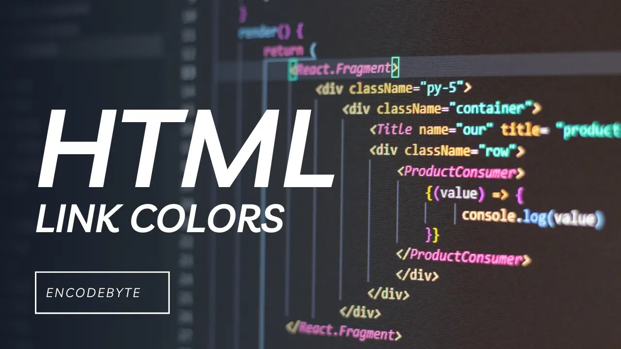 HTML Link Color EncodeByte