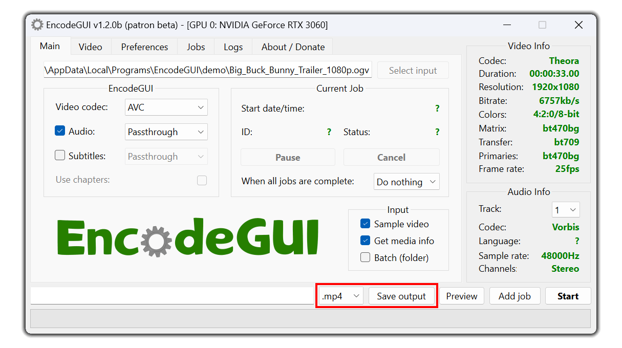 EncodeGUI Documentation