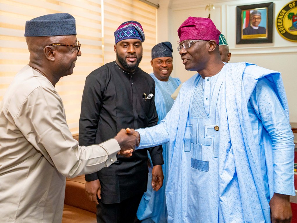 Photo News SanwoOlu receives Speakers of Southwest assemblies at