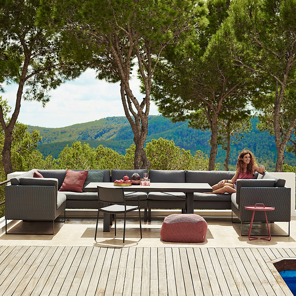 Flex Outdoor Dining Lounge furniture Caneline Luxury Furniture