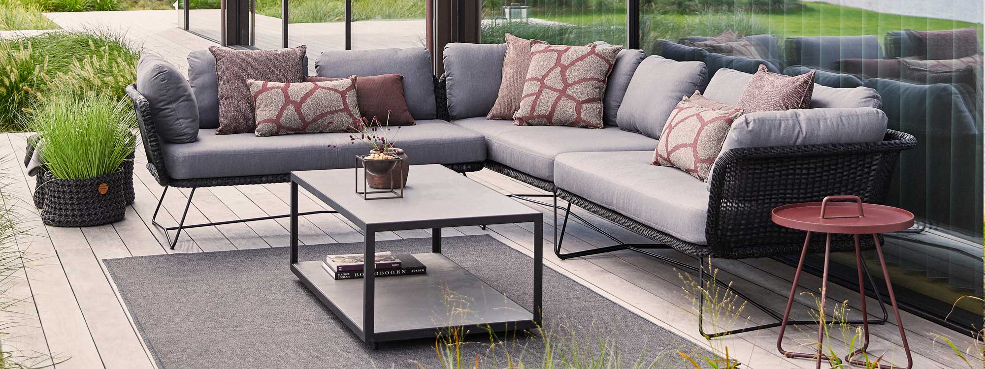 Horizon AllWeather Garden Sofa Caneline Modern Furniture
