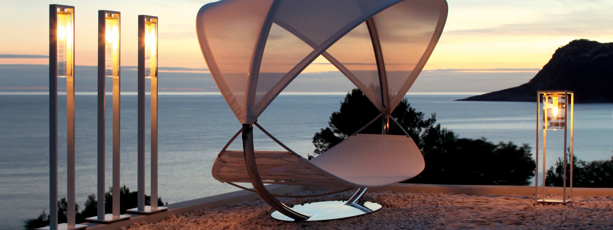 Dome Floor Mounted Outdoor Light Royal Botania Lighting