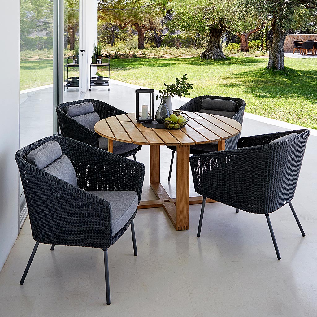 Mega Modern Rattan Garden Chair CaneLine Garden Furniture