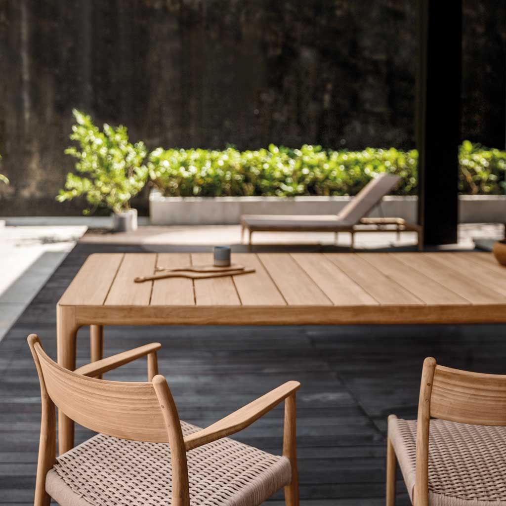 Lima Luxury Teak Dining Furniture Gloster Garden Furniture