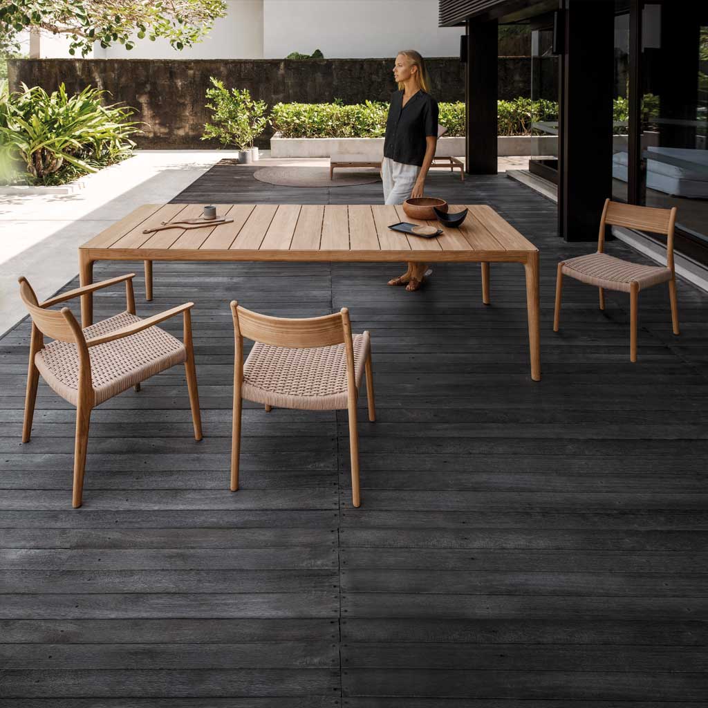 Lima Luxury Teak Dining Furniture Gloster Garden Furniture