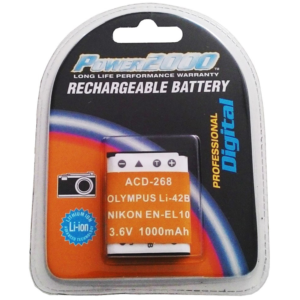 VidPro Replacement Battery for Olympus Li42B & Nikon ENEL 10 ACD268