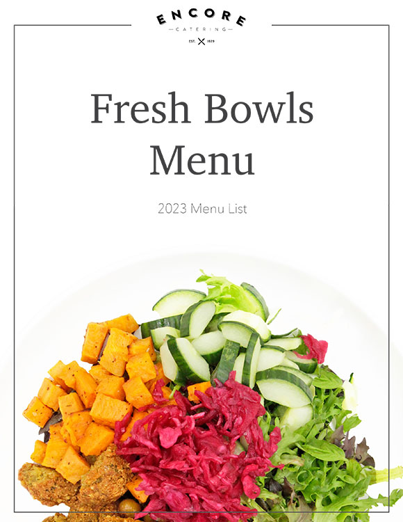 Catering Menu Packages Encore Catering