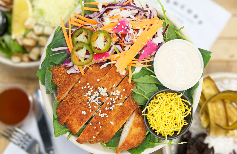 Chicken Katsu Slaw Encore Catering