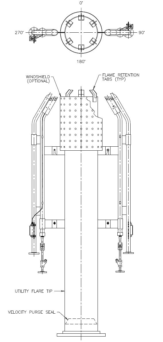 Elevated Flares Utility Flares UF Series Encore Combustion