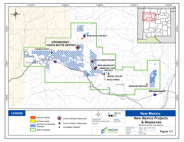 Crownpoint & Hosta Butte Project enCore Energy