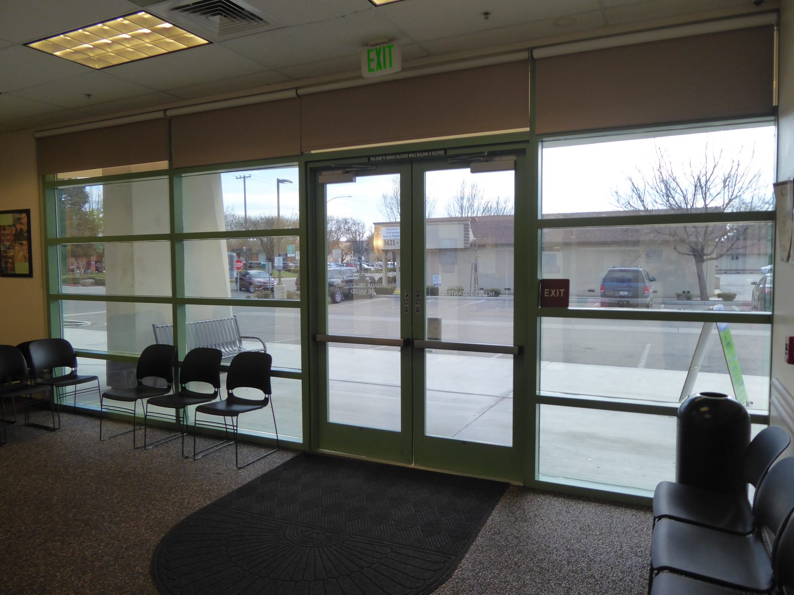 Security Film at Planned Parenthood Tracy ENCORE Window Tinting