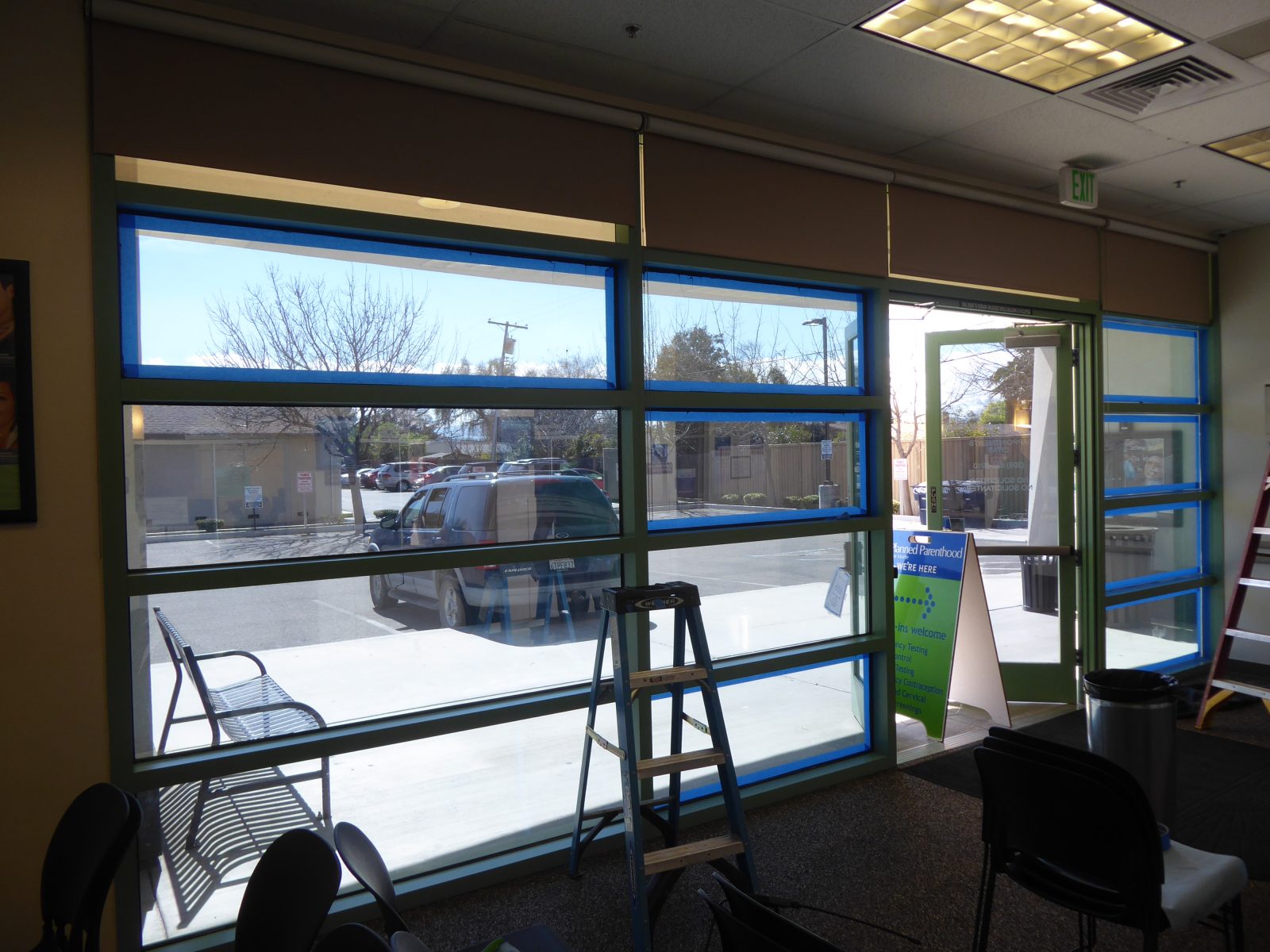Security Film at Planned Parenthood Tracy ENCORE Window Tinting