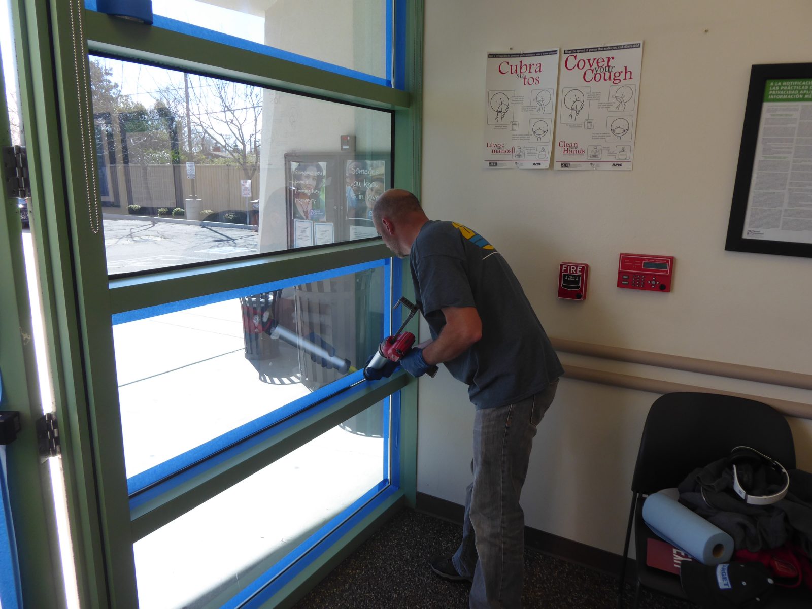 Security Film at Planned Parenthood Tracy ENCORE Window Tinting